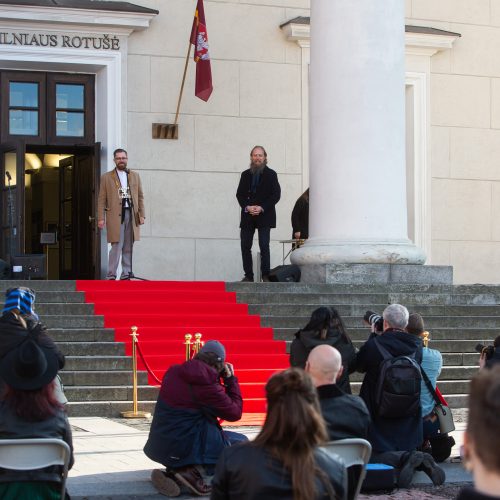 Konkurso „Lietuvos spaudos fotografija 2020“ nugalėtojų apdovanojimų ceremonija  © G. Skaraitienės / Fotobanko nuotr.