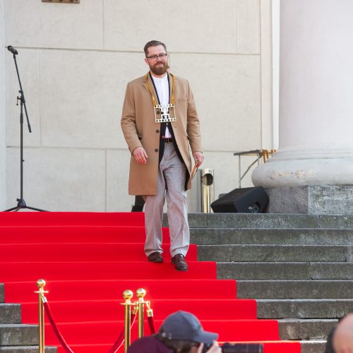 Konkurso „Lietuvos spaudos fotografija 2020“ nugalėtojų apdovanojimų ceremonija  © G. Skaraitienės / Fotobanko nuotr.