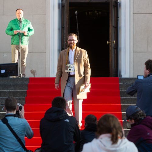 Konkurso „Lietuvos spaudos fotografija 2020“ nugalėtojų apdovanojimų ceremonija  © G. Skaraitienės / Fotobanko nuotr.