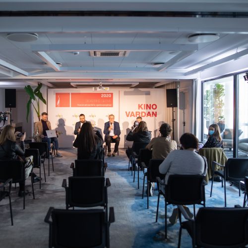 Nacionalinių kino apdovanojimų „Sidabrinė Gervė“ spaudos konferencija  © I. Gelūno / Fotobanko nuotr.