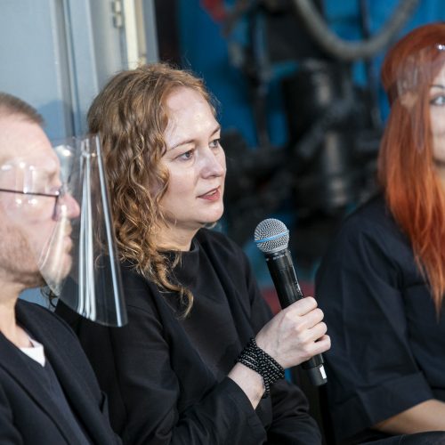 Nacionalinių kino apdovanojimų „Sidabrinė Gervė“ spaudos konferencija  © I. Gelūno / Fotobanko nuotr.