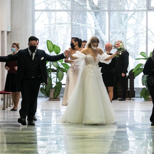 Federico Meschino ir Gretos Lėpaitės vestuvės  © Pauliaus Peleckio / BNS nuotr.