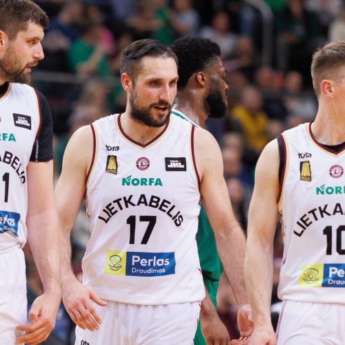 „Betsafe-LKL“:  „Žalgiris“ – „Lietkabelis“  © E. Ovčarenko / BNS nuotr.