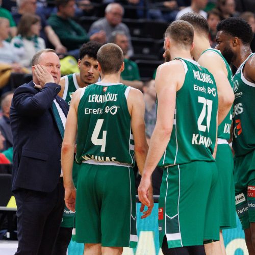 „Betsafe-LKL“:  „Žalgiris“ – „Lietkabelis“  © E. Ovčarenko / BNS nuotr.