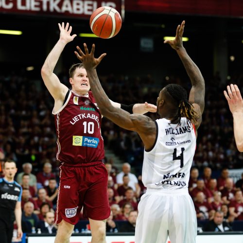  LKL rungtynės: „Lietkabelis“ – „Rytas“  © T. Biliūno / BNS nuotr.