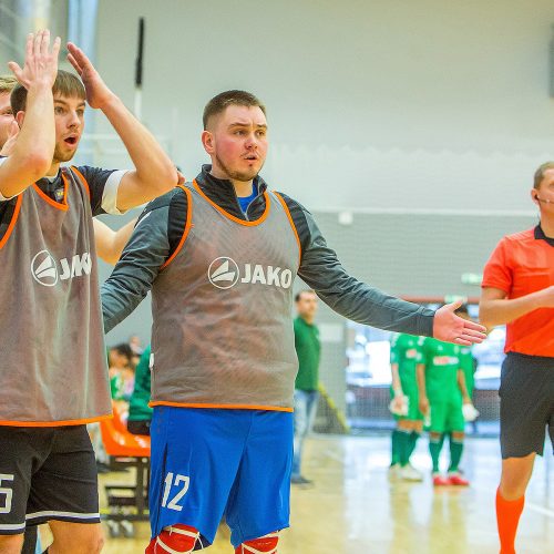 Lietuvos futsalo taurės finalas: „K. Žalgiris“ – „Saulės kraštas“ 4:0  © E. Šemioto nuotr.