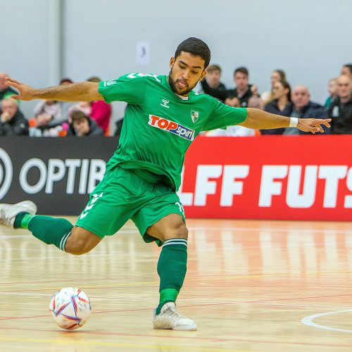 Lietuvos futsalo taurės finalas: „K. Žalgiris“ – „Saulės kraštas“ 4:0  © E. Šemioto nuotr.