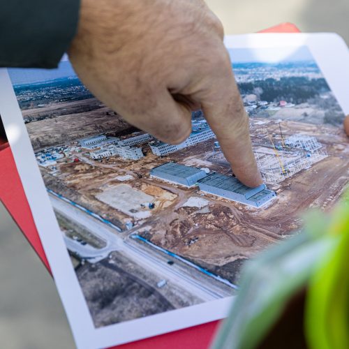 Krašto apsaugos ministerija pristatė Lietuvoje vystomus karinės infrastruktūros objektus  © P. Peleckio / BNS nuotr.