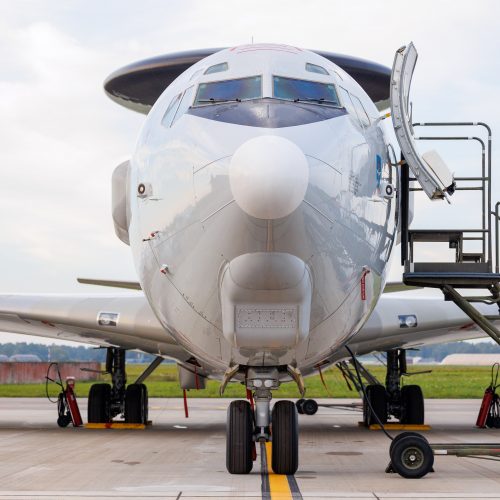 AWACS orlaivis  © E. Ovčarenko / BNS nuotr.