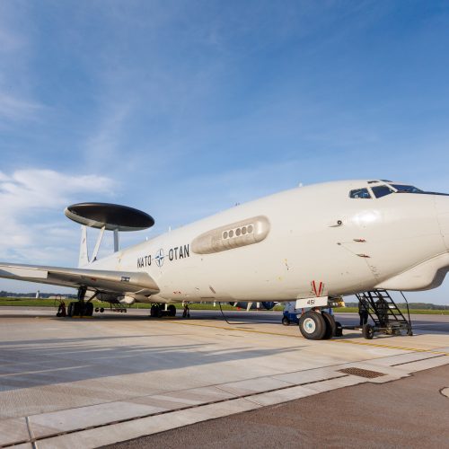AWACS orlaivis  © E. Ovčarenko / BNS nuotr.