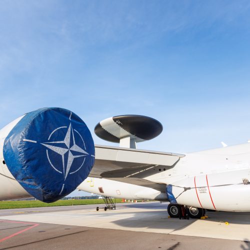 AWACS orlaivis  © E. Ovčarenko / BNS nuotr.