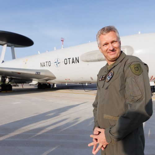 AWACS orlaivis  © E. Ovčarenko / BNS nuotr.