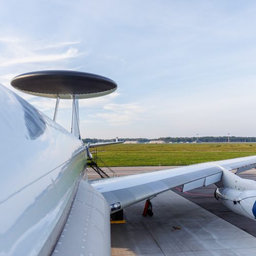 AWACS orlaivis  © E. Ovčarenko / BNS nuotr.