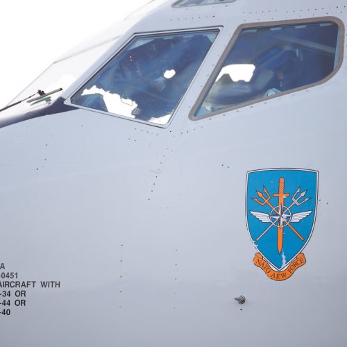 AWACS orlaivis  © E. Ovčarenko / BNS nuotr.
