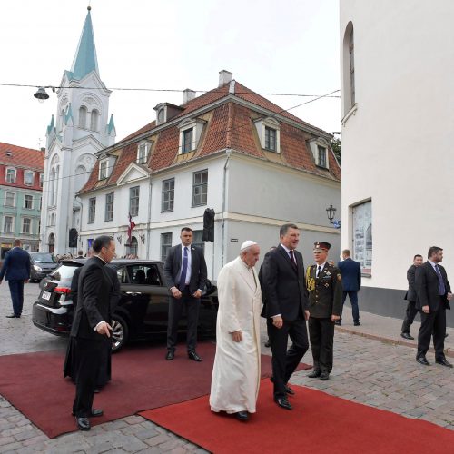 Popiežiaus vizitas Latvijoje  © Scanpix nuotr.