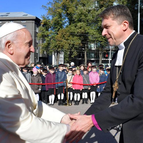 Popiežiaus vizitas Estijoje  © Scanpix nuotr.