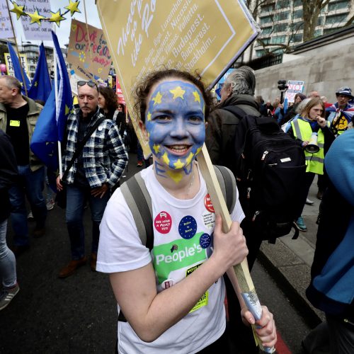 Masinė demonstracija prieš „Brexit“  © Scanpix nuotr.