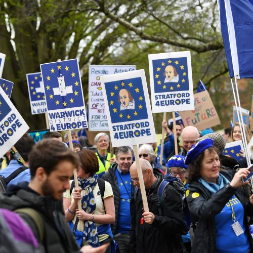 Masinė demonstracija prieš „Brexit“  © Scanpix nuotr.