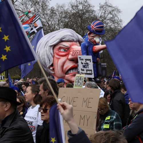 Masinė demonstracija prieš „Brexit“  © Scanpix nuotr.