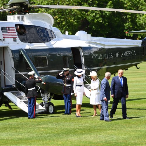 D. Trumpo vizitas Didžiojoje Britanijoje  © Scanpix nuotr.