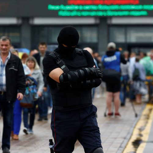 Baltarusijoje vėl suiminėjami protestuotojai  © Scanpix nuotr.