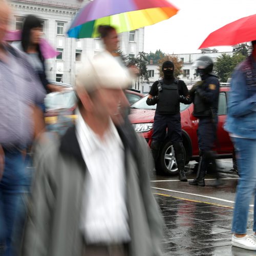 Baltarusijoje vėl suiminėjami protestuotojai  © Scanpix nuotr.