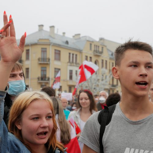 Minske – „Naujosios Baltarusijos eitynės“   © Scanpix, EPA-ELTA nuotr.