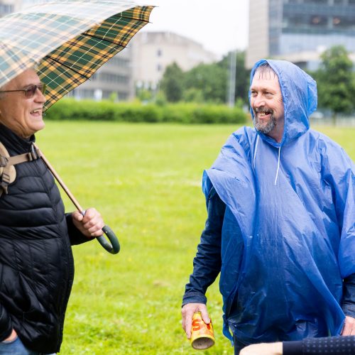 Šeimų sąjūdžio protestas prie Seimo  © L. Balandžio / BNS nuotr.