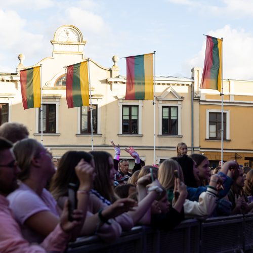  „Tautiškos giesmės“ giedojimas ir koncertas Klaipėdoje  © P. Peleckio / BNS nuotr.