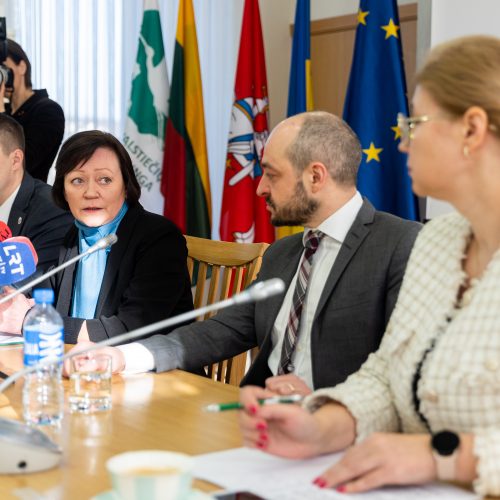 Seimo LVŽS frakcijos susitikimas su VRK pirmininke  © Ž. Gedvilos / BNS nuotr.