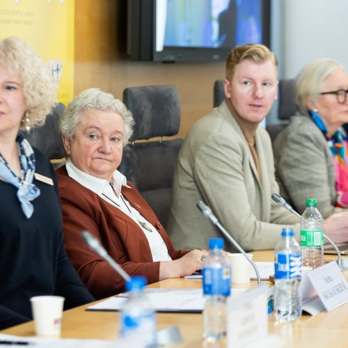 Spaudos konferencija „Švietimo, mokslo ir sporto ministerija užsimojo mažinti pagalbą vaikams“  © Ž. Gedvilos / BNS nuotr.