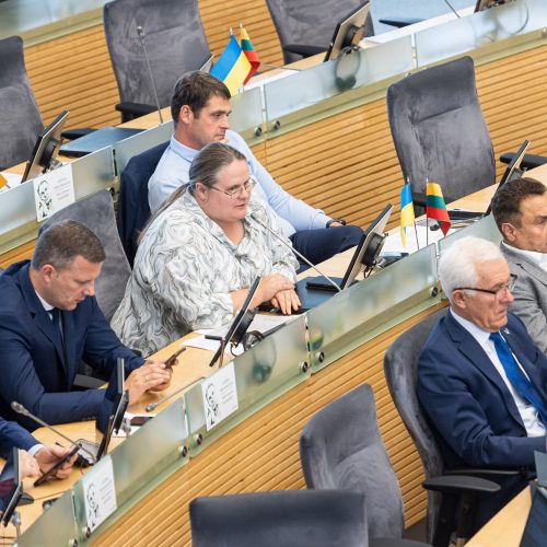 Siūlymas pradėti apkaltos procesą R. Žemaitaičiui  © P. Peleckio / BNS nuotr.
