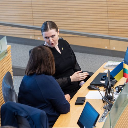 Siūlymas pradėti apkaltos procesą R. Žemaitaičiui  © P. Peleckio / BNS nuotr.
