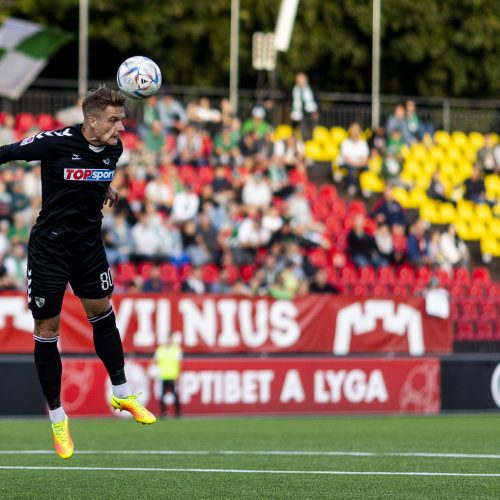 A lygos rungtynės: Vilniaus „Žalgiris“ – „Kauno Žalgiris“  © I. Gelūno / BNS nuotr.