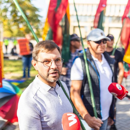 LGBTQ bendruomenės protestas  © S. Lisausko / BNS nuotr.