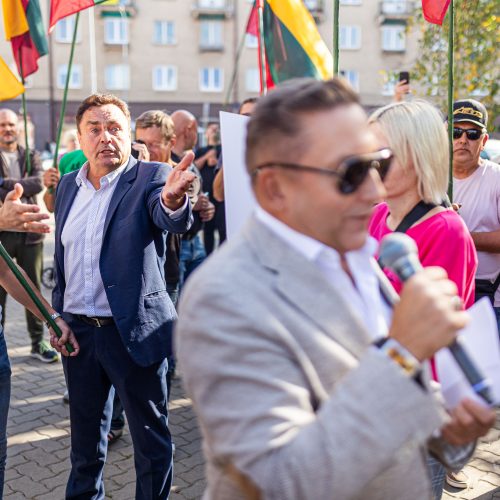 LGBTQ bendruomenės protestas  © S. Lisausko / BNS nuotr.