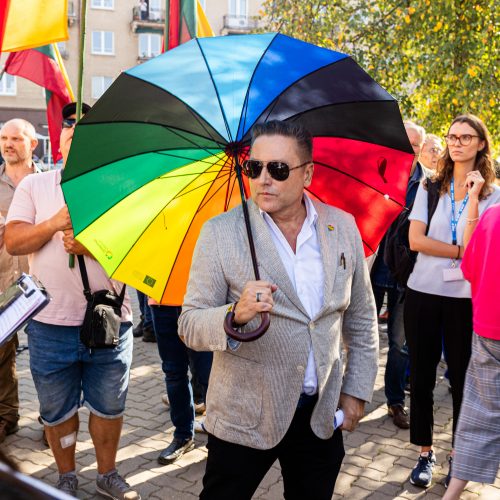 LGBTQ bendruomenės protestas  © S. Lisausko / BNS nuotr.