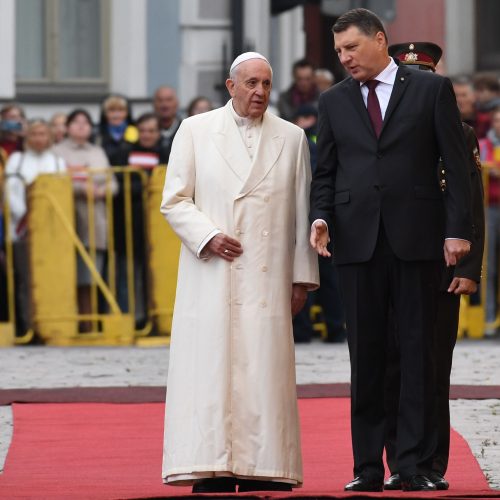 Popiežiaus vizitas Latvijoje  © Scanpix nuotr.