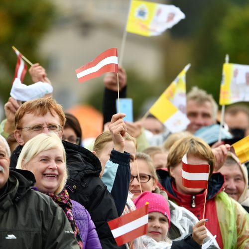 Popiežiaus vizitas Latvijoje  © Scanpix nuotr.