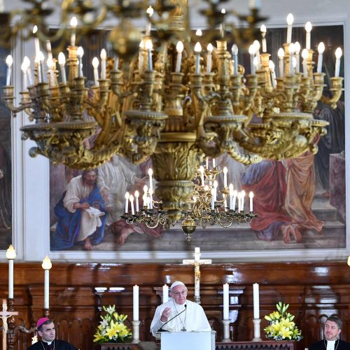 Popiežiaus vizitas Estijoje  © Scanpix nuotr.