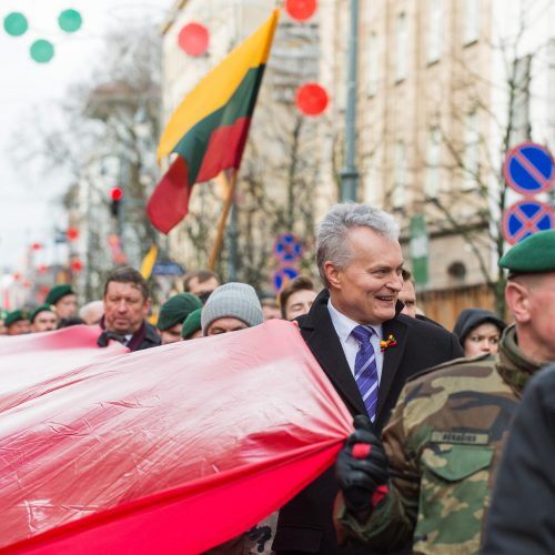 Tūkstančiai žmonių Vilniuje dalyvavo šventinėse eitynėse  © Butauto Barausko nuotr.