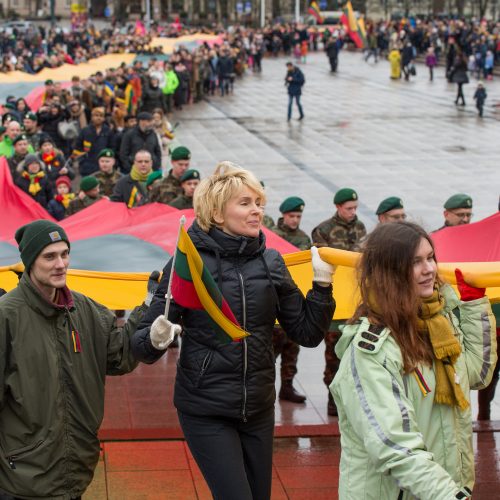 Tūkstančiai žmonių Vilniuje dalyvavo šventinėse eitynėse  © Butauto Barausko nuotr.