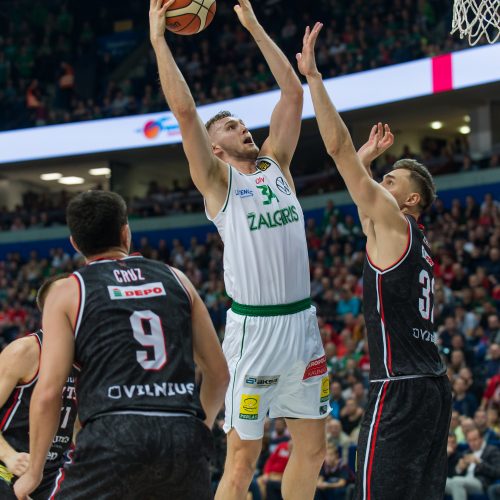 Vilniuje dominavęs „Žalgiris“ tapo vienvaldžiu LKL lyderiu  © Butauto Barausko nuotr.