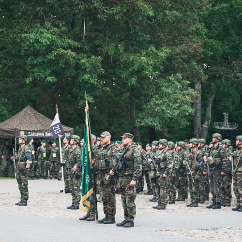 Šaulių pratybos Kauno rajone  © Simono Baltušio,  A. Valauskienės, V. Raupelio nuotr.