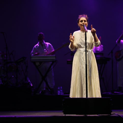 Jessie Ware koncerto akimirkos  © G. Kropio (BFL) nuotr.