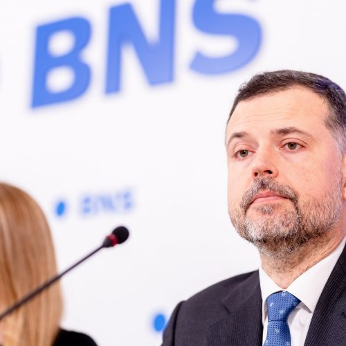 Spaudos konferencija apie artėjančius EP rinkimus  © L. Balandžio / BNS nuotr.