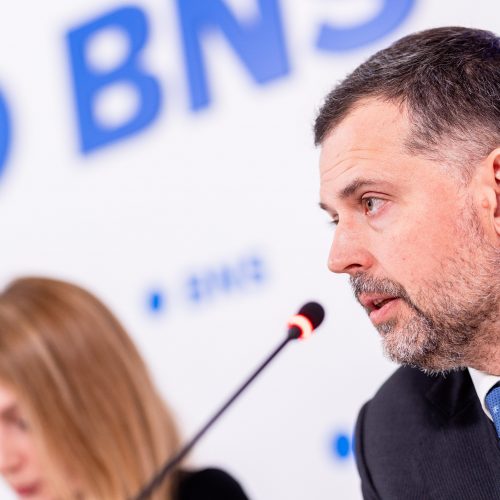 Spaudos konferencija apie artėjančius EP rinkimus  © L. Balandžio / BNS nuotr.