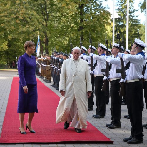 Popiežiaus vizitas Estijoje  © Scanpix nuotr.