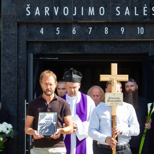 Saksofonininko R. Brazaičio laidotuvės  © I. Gelūno / Fotobanko nuotr.