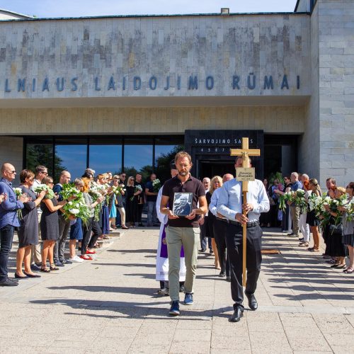 Saksofonininko R. Brazaičio laidotuvės  © I. Gelūno / Fotobanko nuotr.